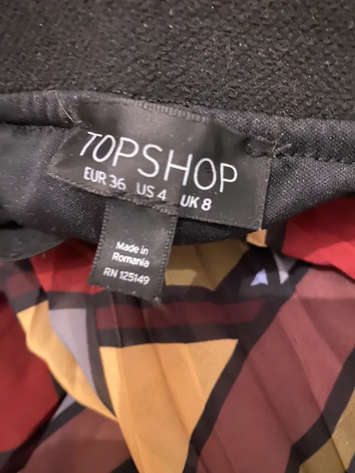 Jupe midi plissée TopShop taille 36 - photo numéro 3