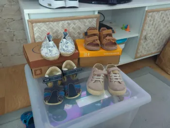 Lot de chaussures été garcon pointure 23 