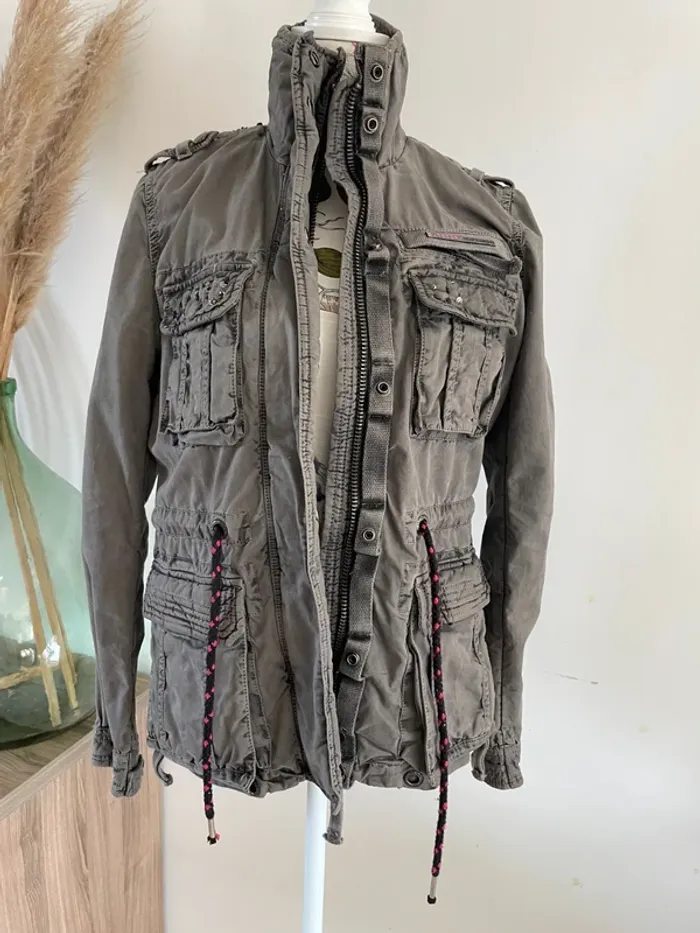 Saharienne Superdry à strass TM - photo numéro 4