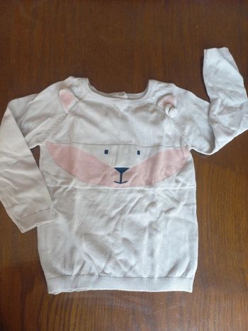 Joli pull ourson 3 ans mes petits cailloux
