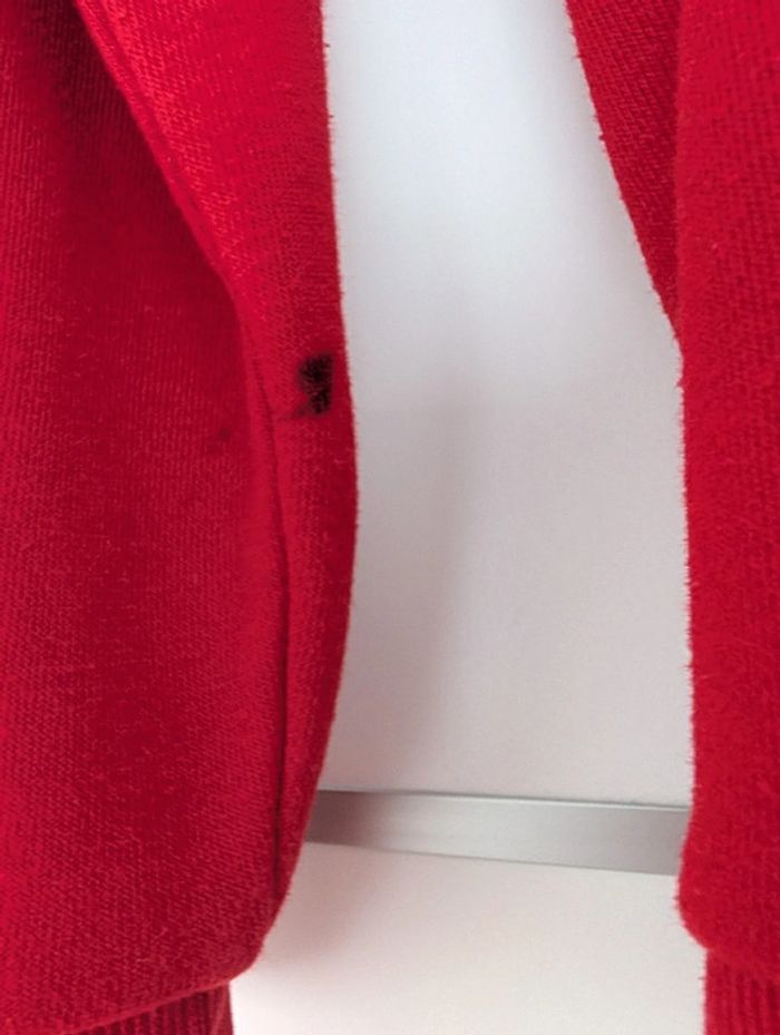 Veste à capuche rouge taille 8 ans Kiabi - photo numéro 5