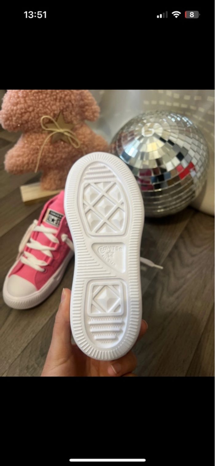 Converse rose fille - photo numéro 5