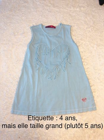 Robe bleu claire coeur franges Agatha rdl Prada 4a