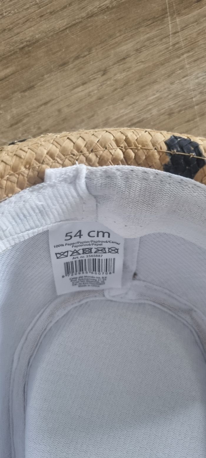 Chapeau de paille 54cm - photo numéro 6