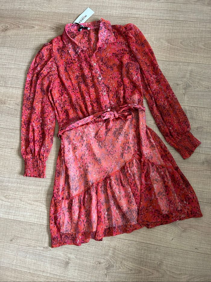 Robe imprimée neuve à manches longues Morgan taille 42 - photo numéro 7