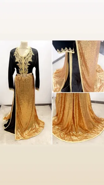 Très joli caftan brodé