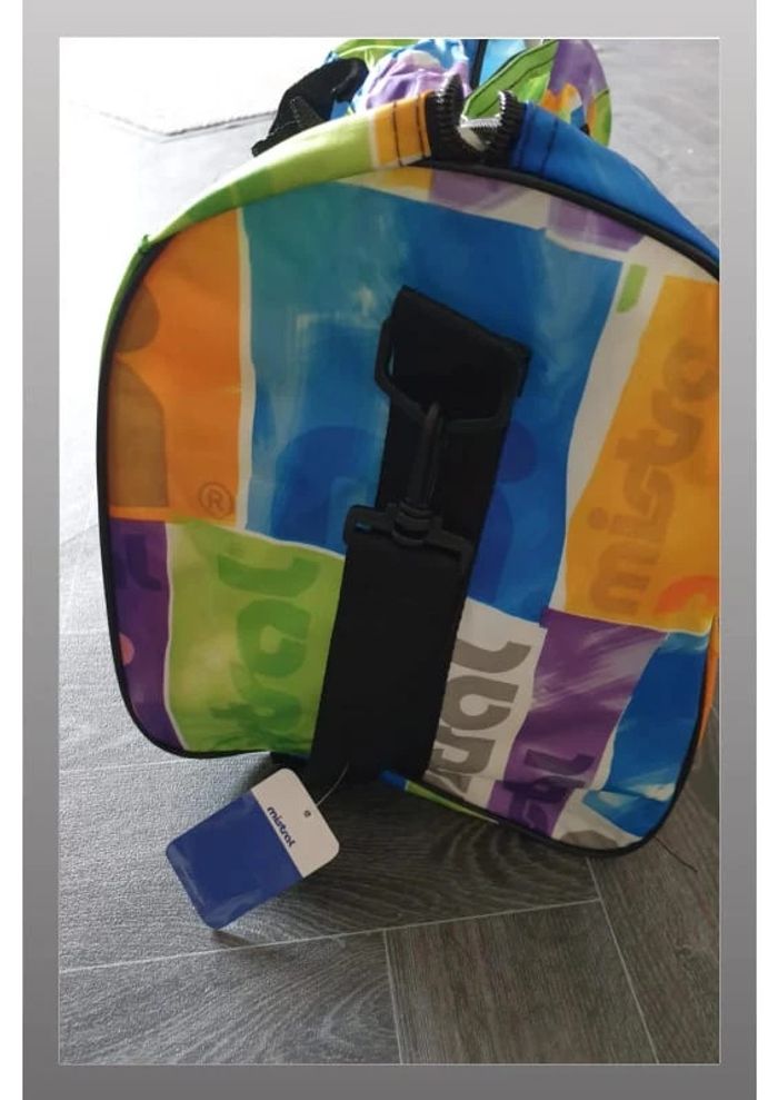 Sac voyage/sport Mistal bleu/vert/orange/violet 41x26cm - photo numéro 2