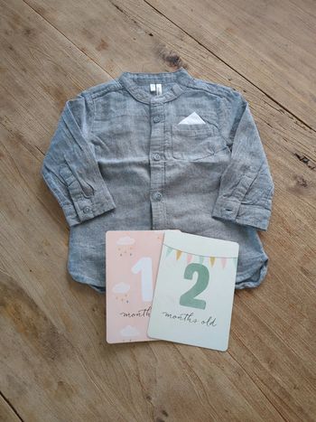 Chemise grise orchestra 12mois