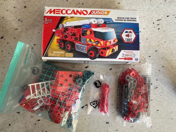 Meccano junior Camion de Pompiers - photo numéro 12