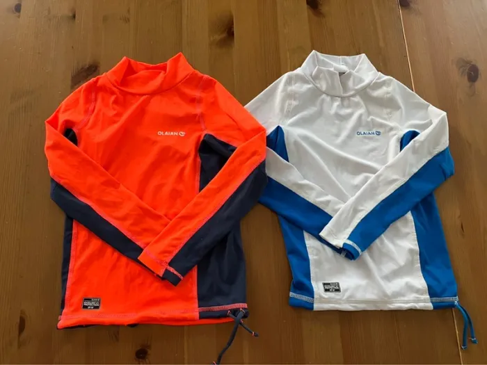Lot 2 tshirts anti uv 6 ans