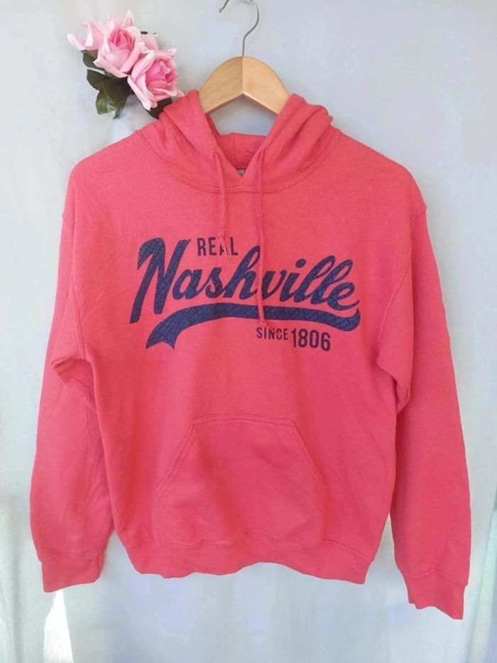 Sweat à capuche mixte Nashville Taille S - photo numéro 2