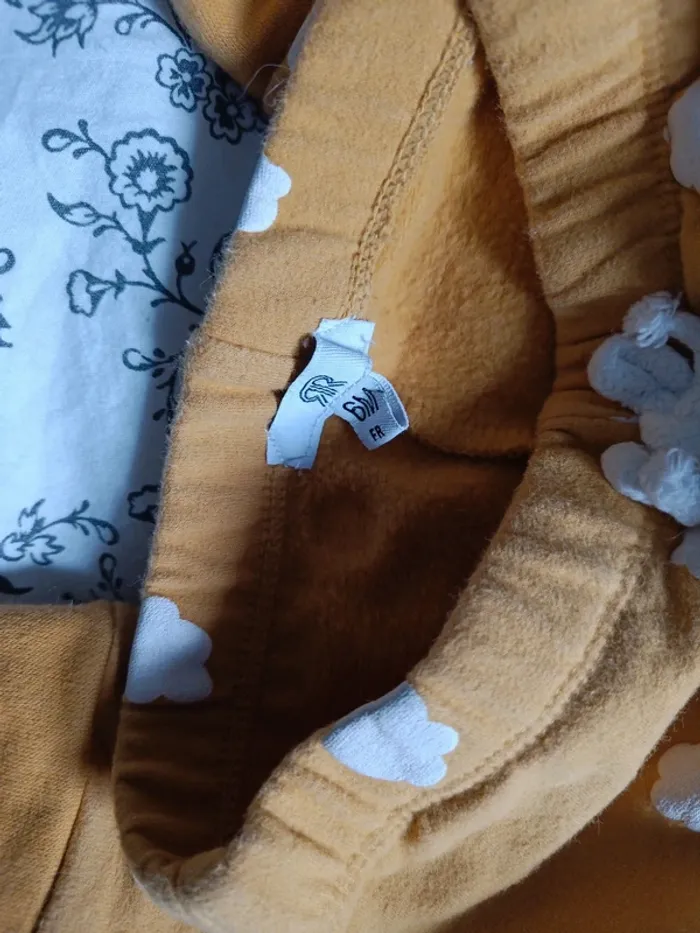 Ensemble la redoute petit nuage jaune moutarde 6 mois - photo numéro 5