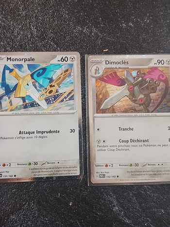 Carte de Pokémon français 
