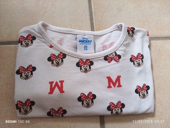 T-shirt court Minnie taille 3 ans