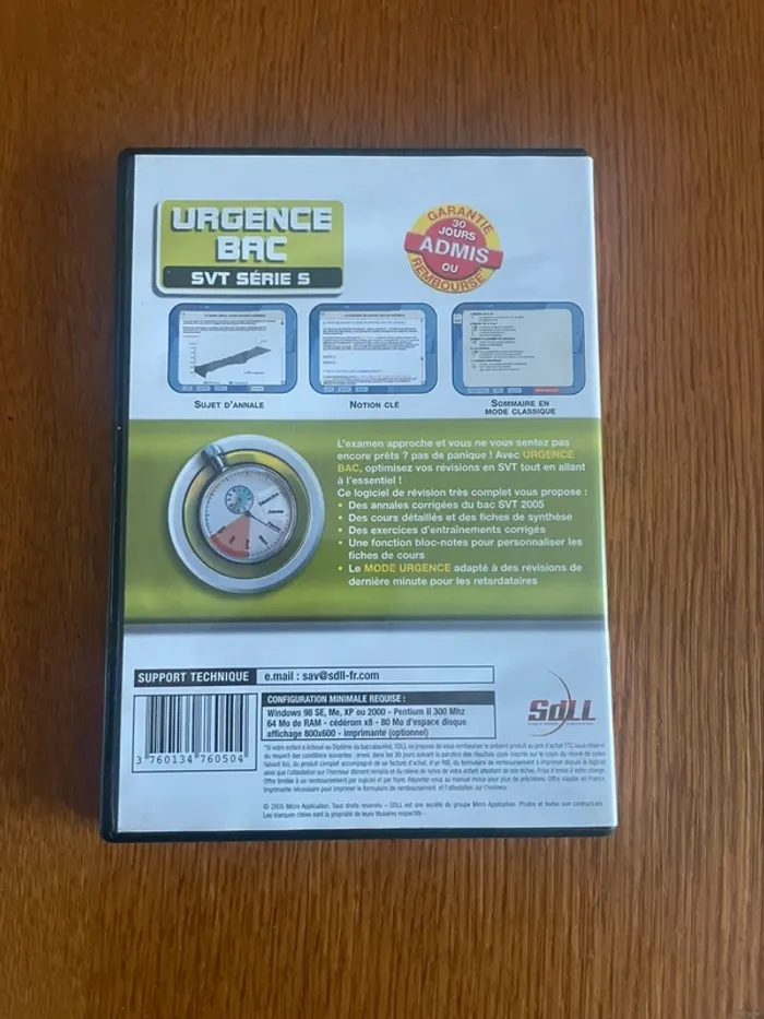 Jeu Pc urgence bac svt - photo numéro 3