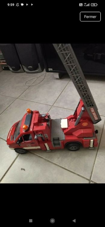 Camion pompier brudder