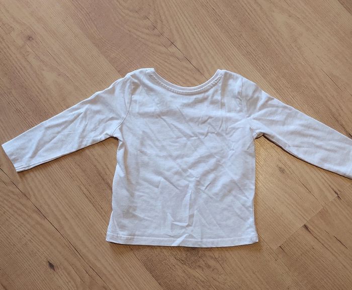 T-shirt manches longues 9/12 mois fille - photo numéro 3