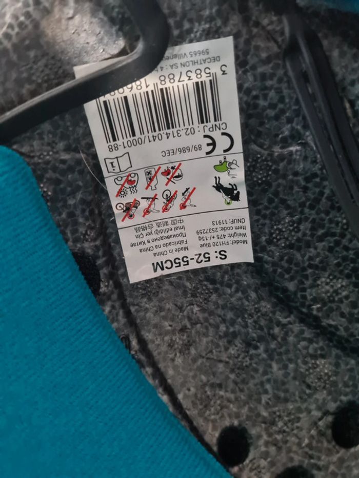 Casque / bombe équitation Fouganza S - photo numéro 5