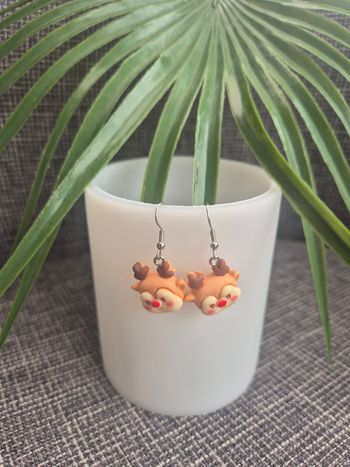 Boucles d’oreilles "Petit Renne de Noël"