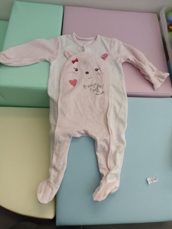 Pyjama velours Sucre d'orge 12 mois