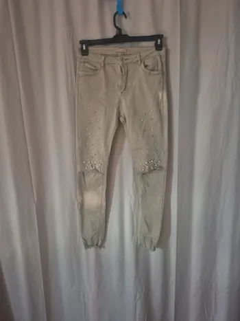 Jeans perlé