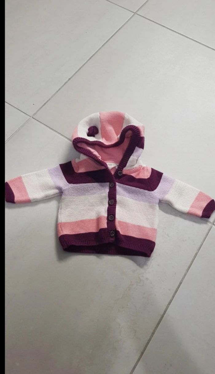Gilet rayé