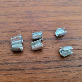 Playmobil Lot de 6 Jambières Argent Vintage Espace 3589 un peu usées