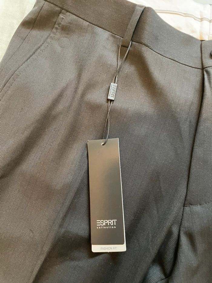 Pantalon de costume noir Esprit taille 44 - photo numéro 4