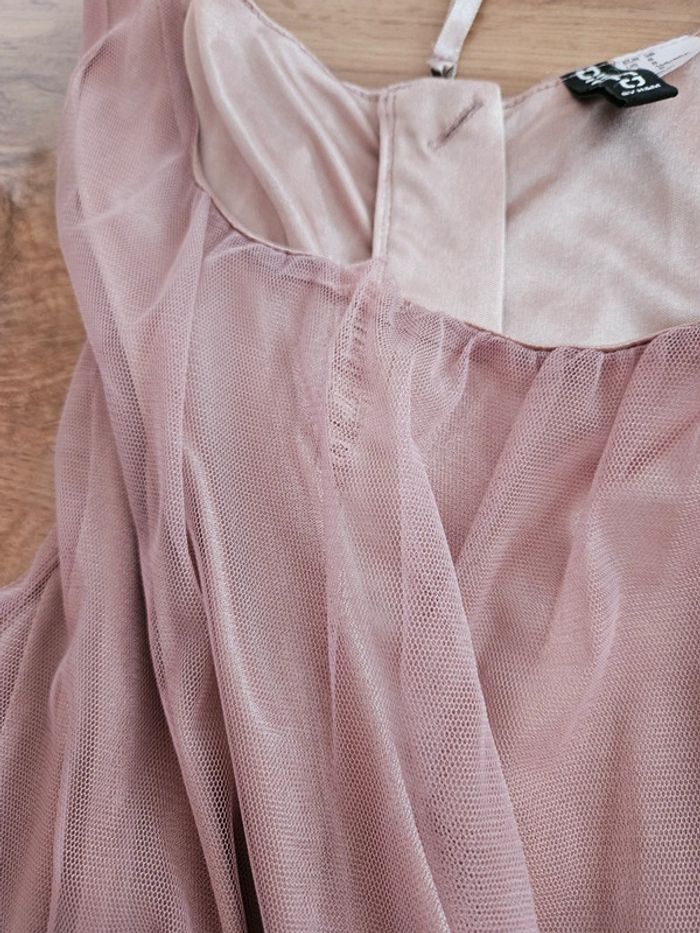 Robe femme rose poudré 38 h&m - photo numéro 3