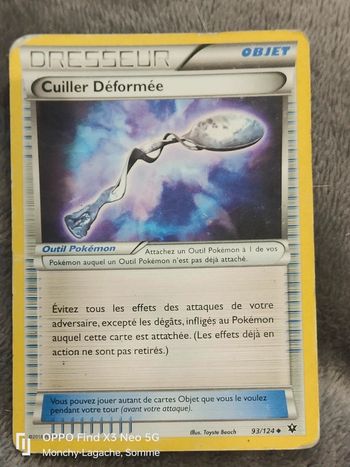 Carte Pokémon Desseur Cuiller Déformée objet 2016 93/124 
Réduction jusqu'à -60%