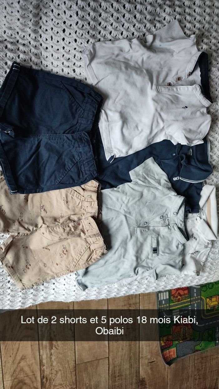 Lot de Tshirts et shorts
