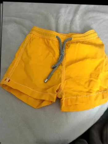 Maillot de bain short jaune tropezien 4 ans