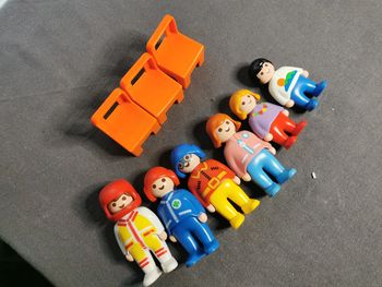 Figurines personnages et chaises Playmobil 1990