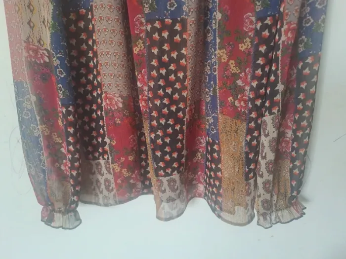 Blouse multicolore transparente Primark Taille 40 - photo numéro 3