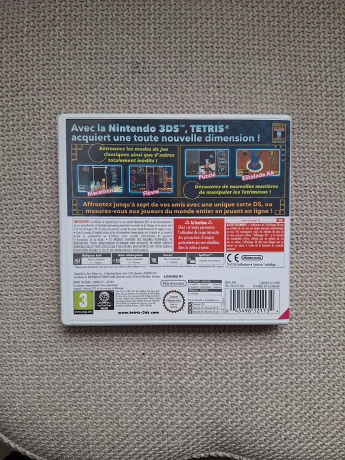 Jeu Nintendo 3DS - Tetris - photo numéro 2