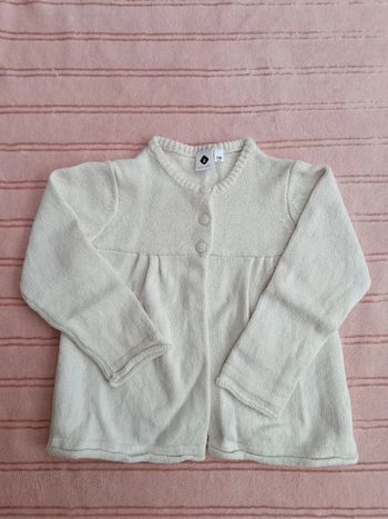 Gilet Z Bébé 12 Mois Blanc Élégant
