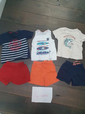 Lot de pyjama ete garçon 4 ans