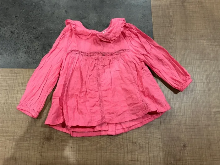Blouse manches longues bébé fille, tape à l’œil, 9 mois