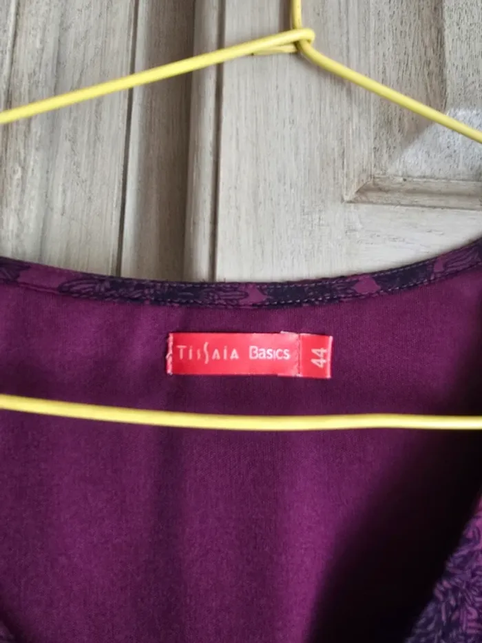 Robe colorée et fleurie tissaia basics taille 44 - photo numéro 2