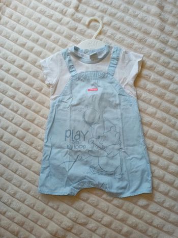 Combinaison garçon 6/9mois 🩵🤍