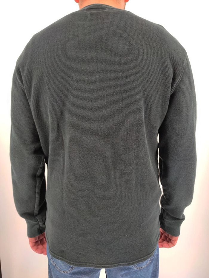 Pull Crewneck Ralph Lauren Nid D'abeilles Noir Logo Brodé Rouge Taille XL Homme - photo numéro 2