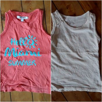 Lot Débardeurs été fille 5ans