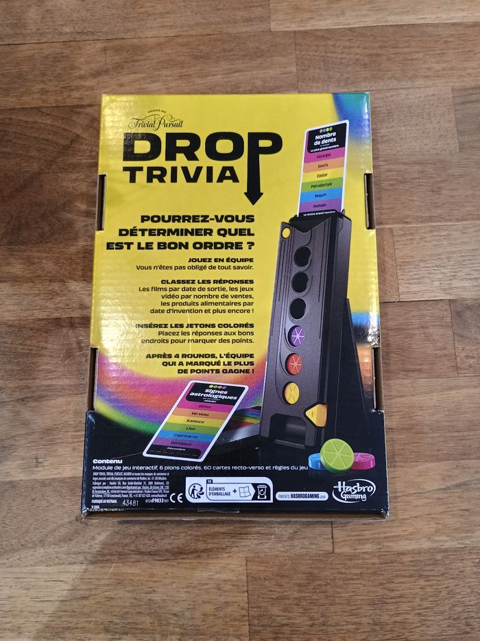 Hasbro gaming drop triva - photo numéro 2