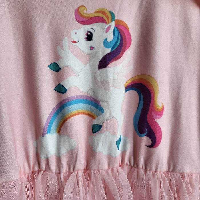 Robe tutu licorne rose Shein - Fille 5 ans - Comme neuve - photo numéro 2