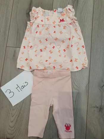 Ensemble Minnie, 3 mois