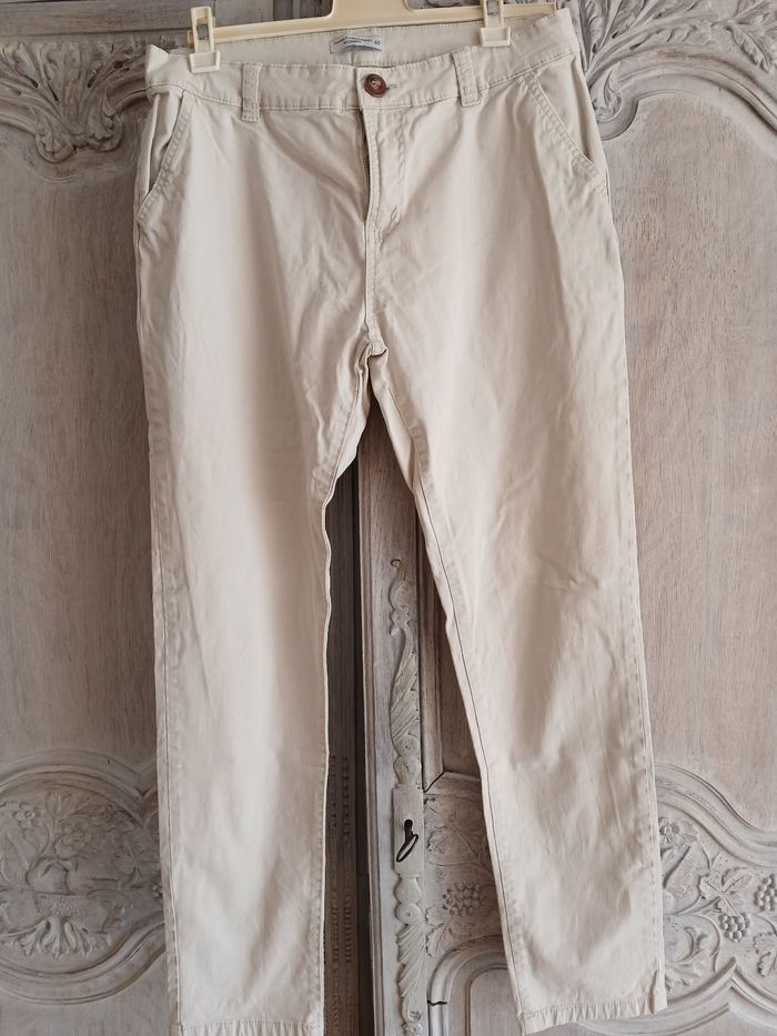 Pantalon droit chino - photo numéro 1