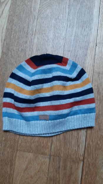 Bonnet rayé garçon