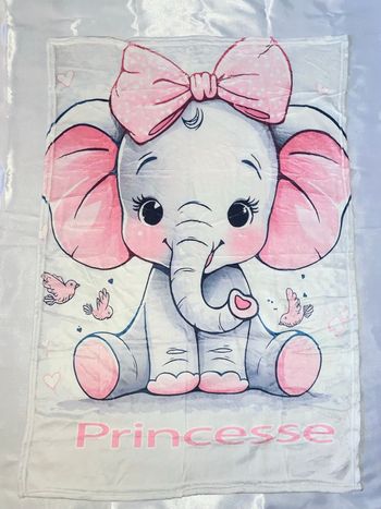 Couverture polaire Éléphant