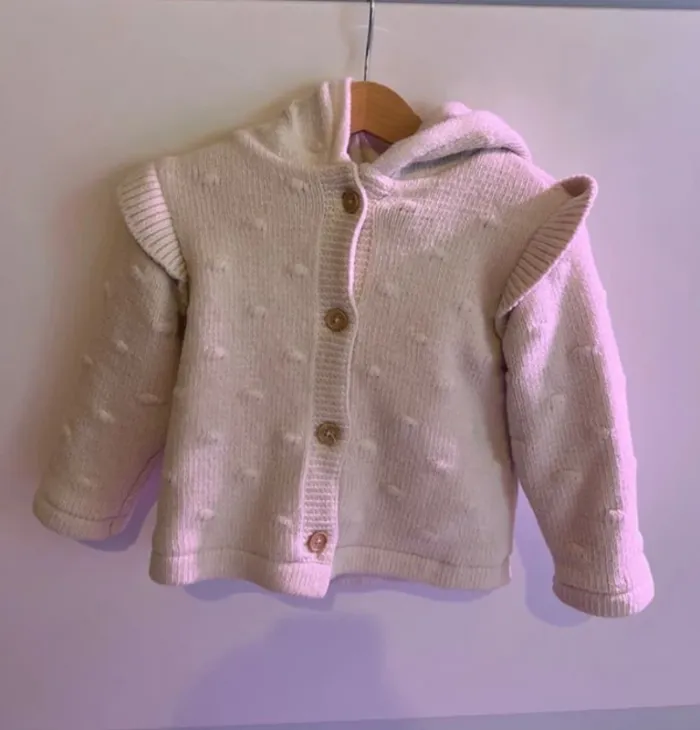 Veste polaire à capuche bébé fille C&A 86cm 12-18mois