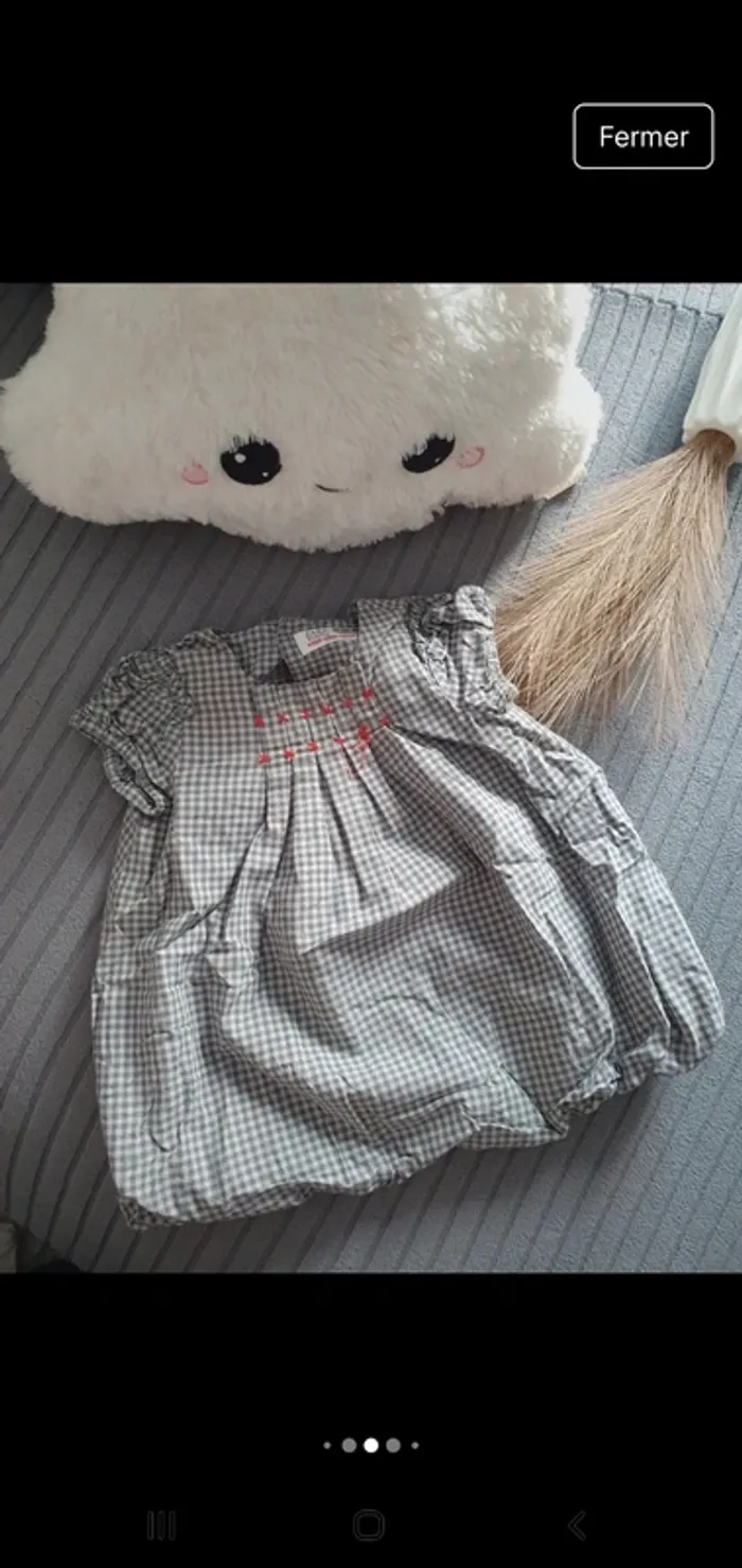 Lot vetements été bébé fille 6 mois - photo numéro 11